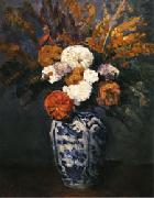 Paul Cezanne Dahlias Germany oil painting artist